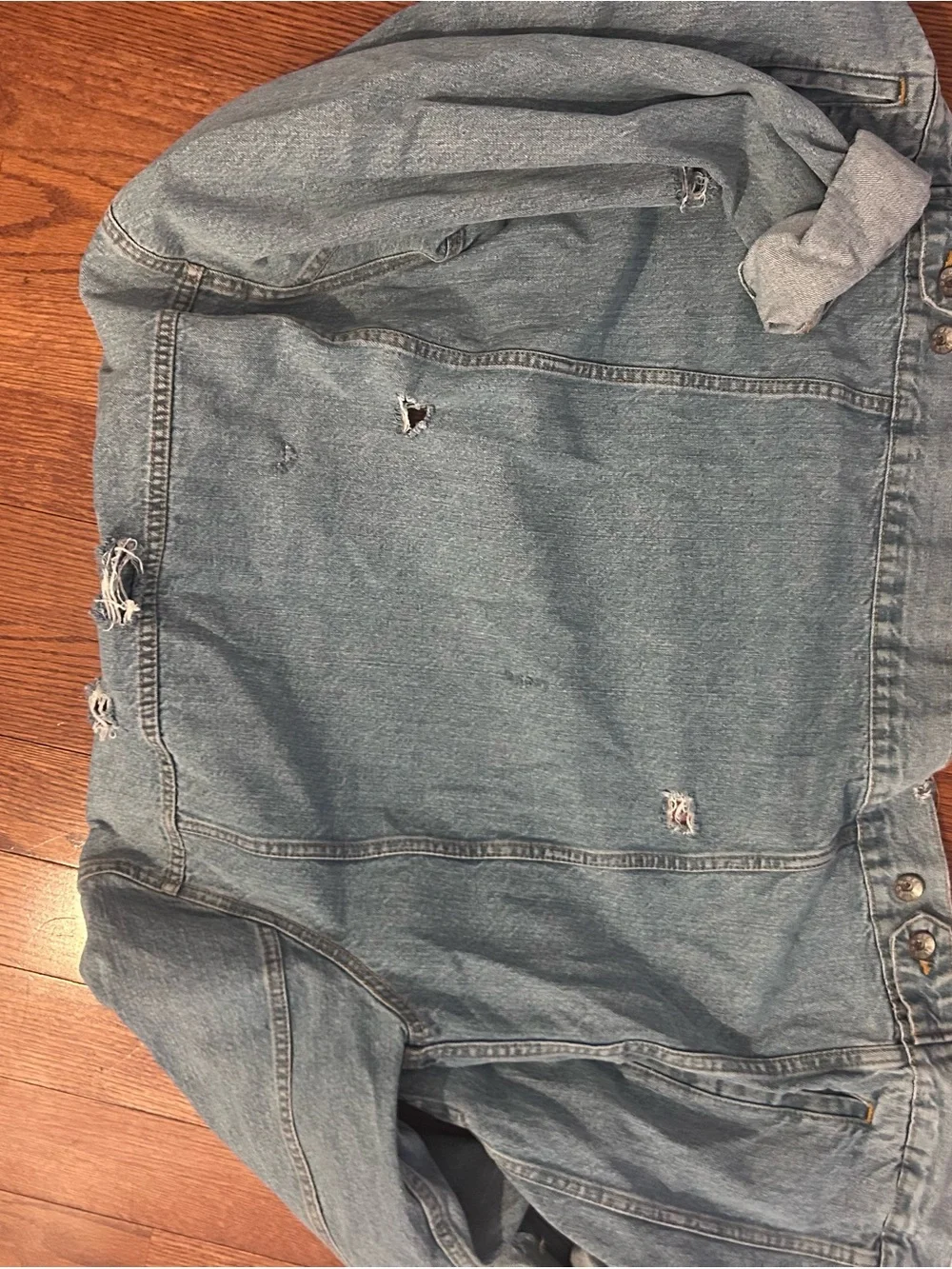 BDG Light Blue Distressed Denim Jacket